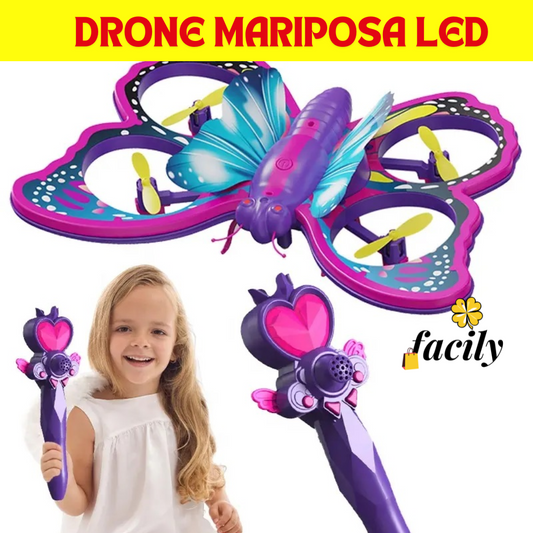 DRONE MARIPOSA LED