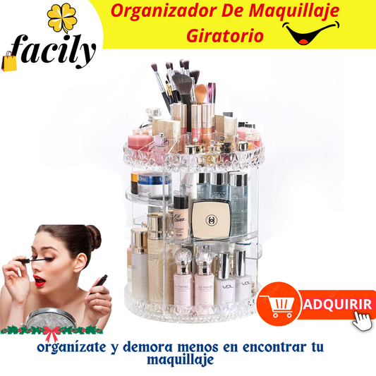 Organizador De Maquillaje Giratorio