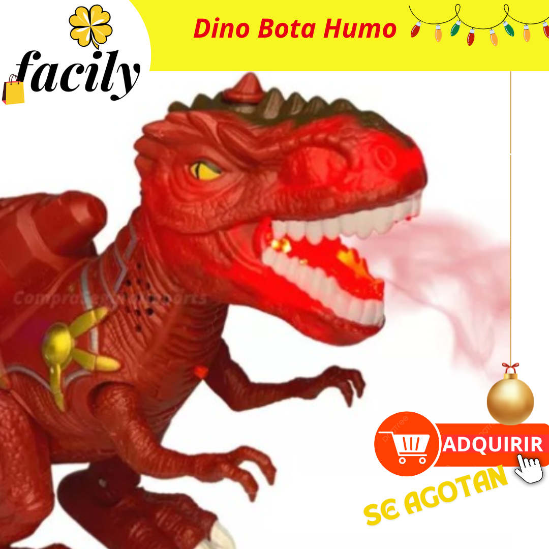 Dinosaurio Bota Humo