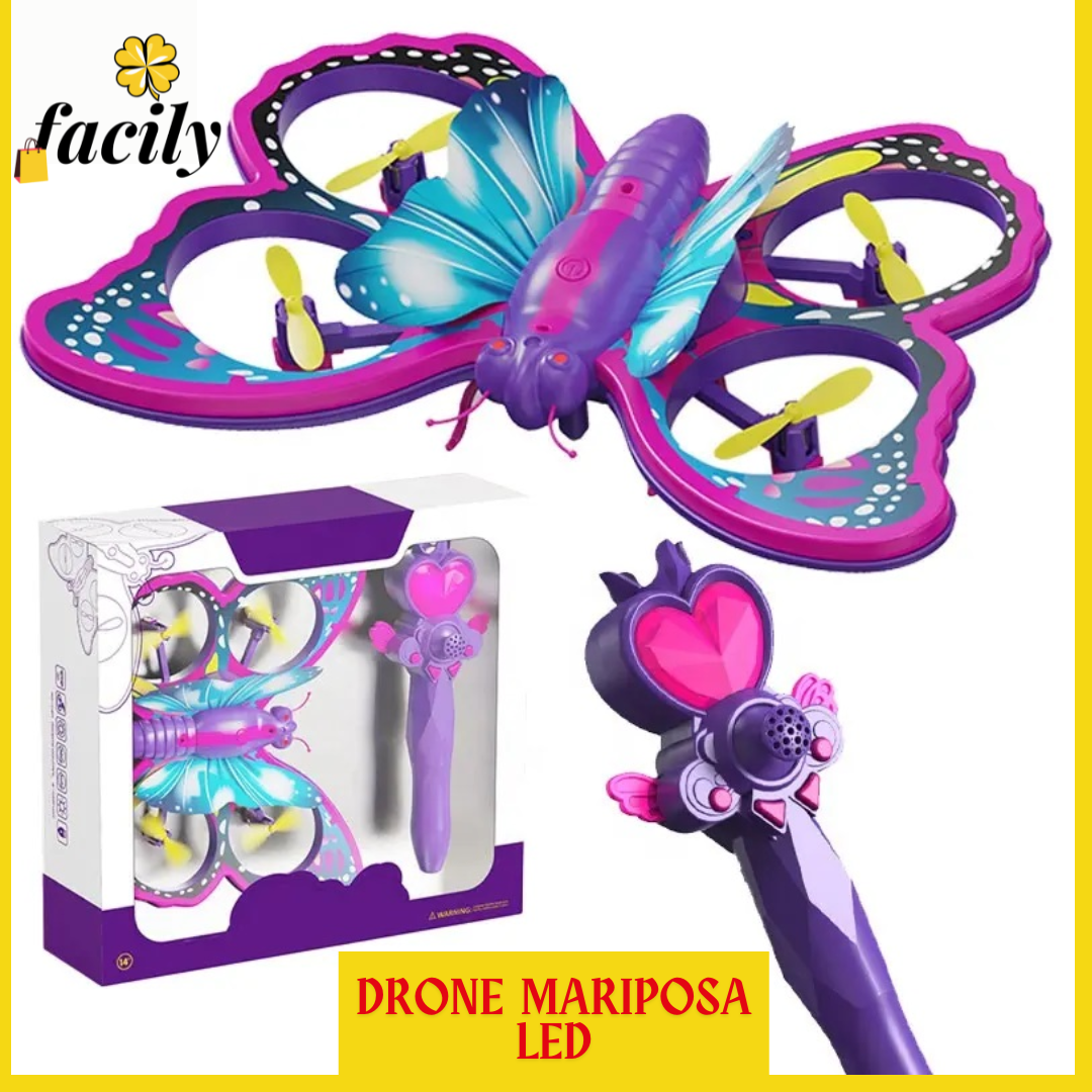 DRONE MARIPOSA LED