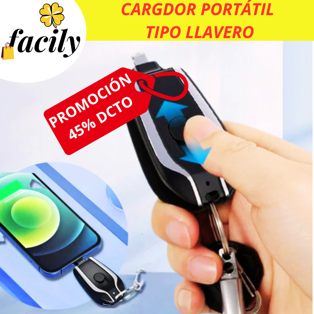 CARGADOR PORTATIL PRO EN LLAVERO